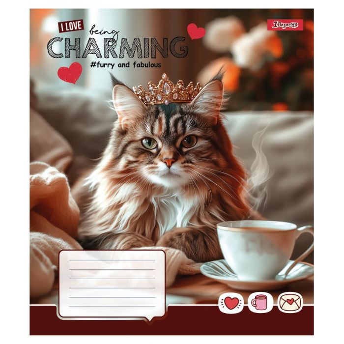 Зошит 1 вересня Charming А5 18 аркушів лінія (768186) зображення 4