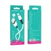 Дата кабель USB 2.0 AM to USB-C 1.0m 3A silicone white BOROFONE (6974443384796) зображення 2