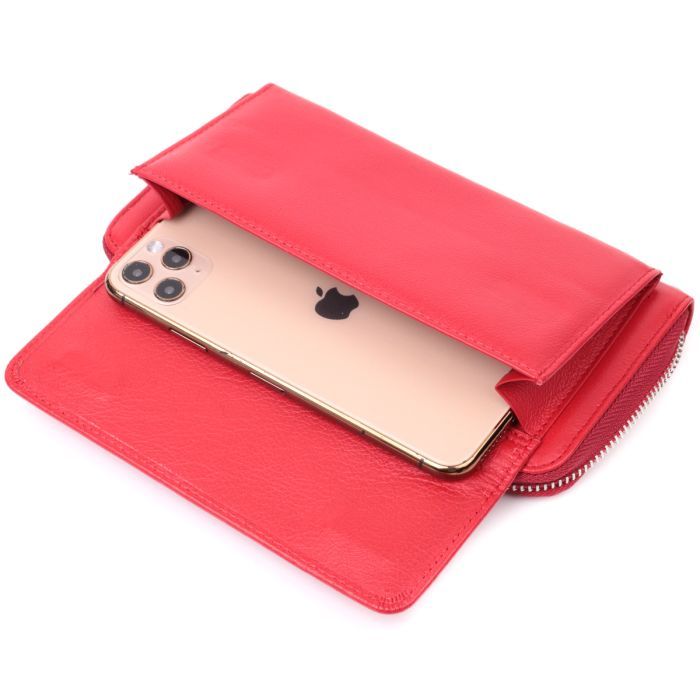 Кошелек ST Leather Из натуральной кожи Красный (22530) изображение 5