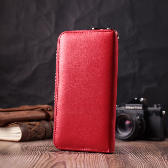 Кошелек ST Leather Из натуральной кожи Красный (22530) изображение 9