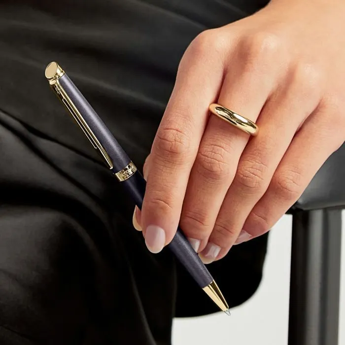 Ручка шариковая Waterman HEMISPHERE Metallic Lava Black GT BP (22 090) изображение 5
