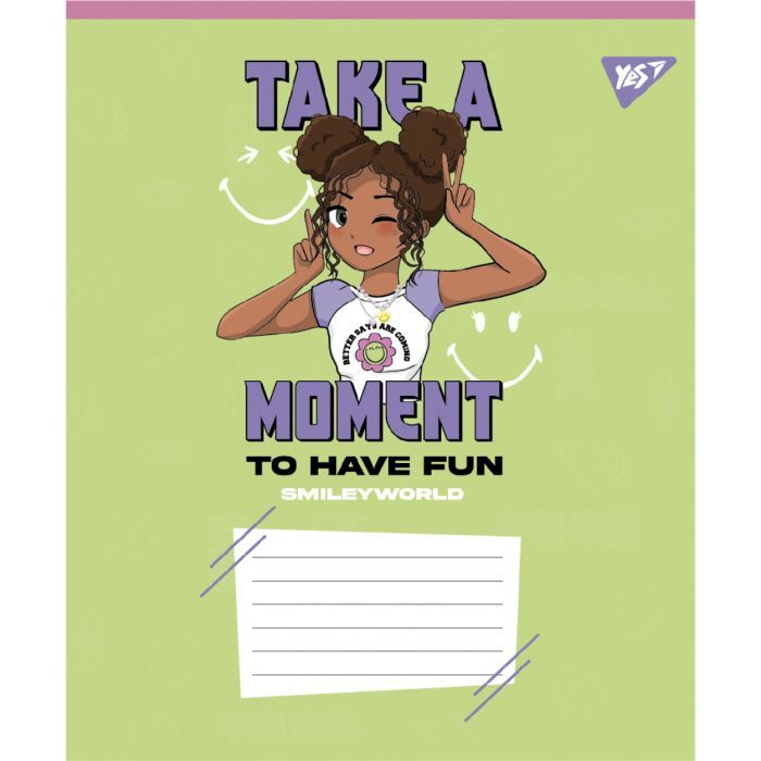 Зошит Yes Smiley World Cool А5 18 аркушів клітинка (767661) зображення 4