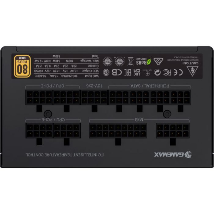 Блок живлення Gamemax 850W (GX-850 PRO BK(ATX3.1PCIe5.1)) зображення 3