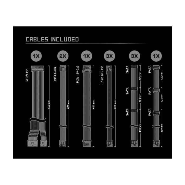 Блок живлення ASRock 850W SteelLegend (SL-850G) зображення 7