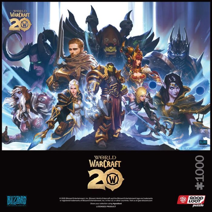 Пазл GoodLoot World of Warcraft 20th Anniversary 1000 эл. (5908305249627) изображение 5