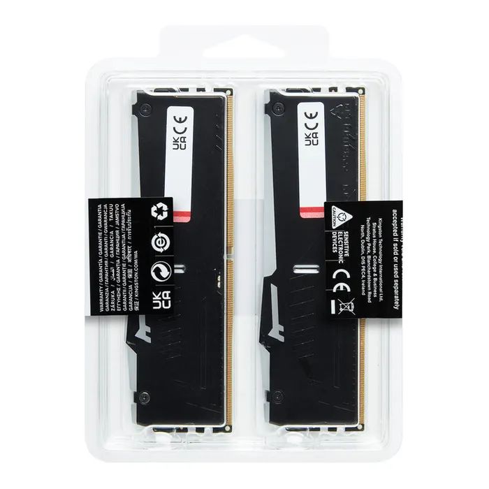 Модуль пам'яті для комп'ютера DDR5 32GB (2x16GB) 5600 MHz FURY Beast RGB Kingston Fury (ex.HyperX) (KF556C40BBAK2-32) зображення 7