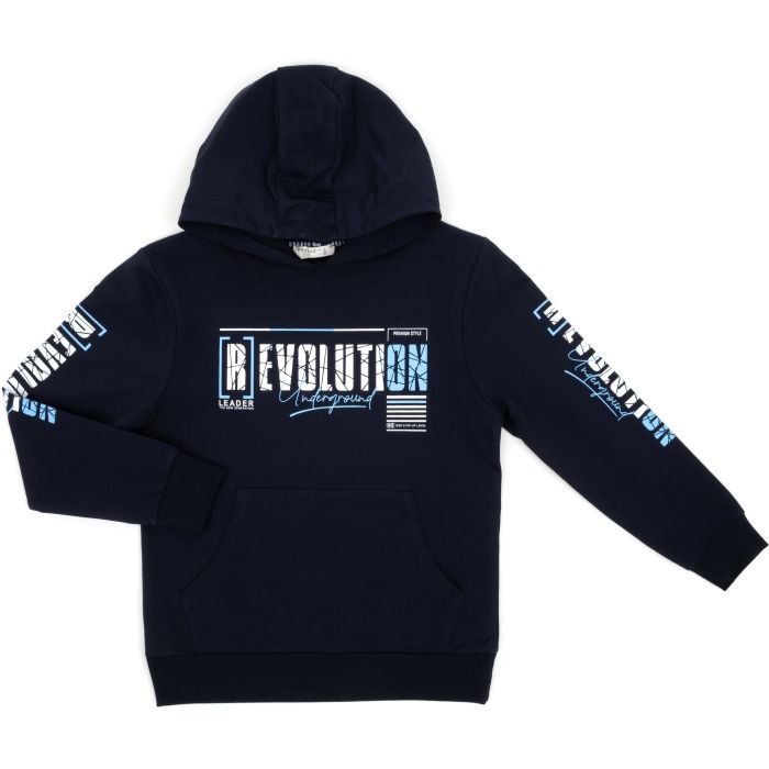 Кофта детская Breeze худи REVOLUTION (21227-164B-blue) > цены в Киеве и Украине Кофта детская Breeze худи REVOLUTION (21227-164B-blue)