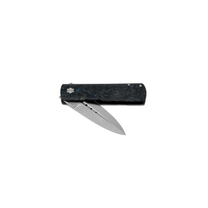 Ніж Maserin Daga, Elmax, fat carbon, синій (372/B) зображення 3