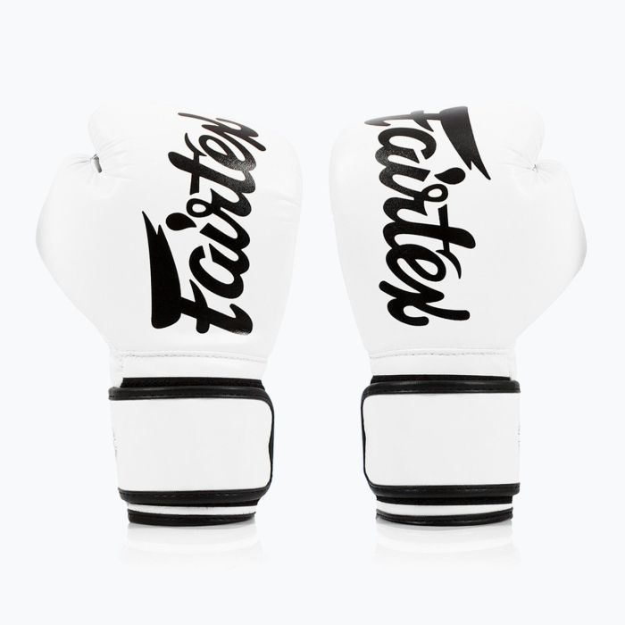 Боксерские перчатки Fairtex BGV14 White 10 унцій (бинти в комплекті) (BGV14_10oz_White) изображение 6