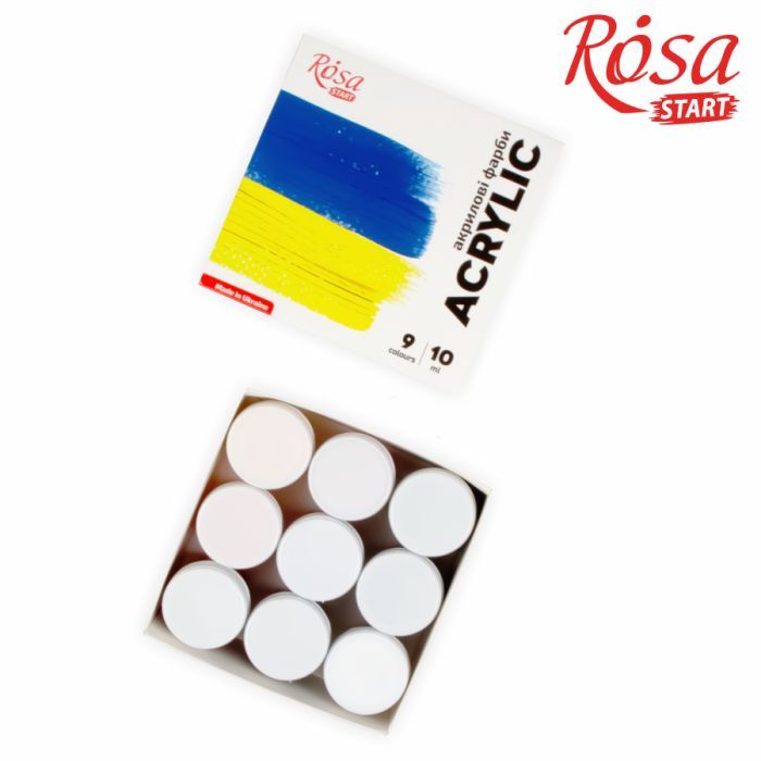 Акриловые краски Rosa START Ukraine 9 x10 мл (4823098531043) изображение 3