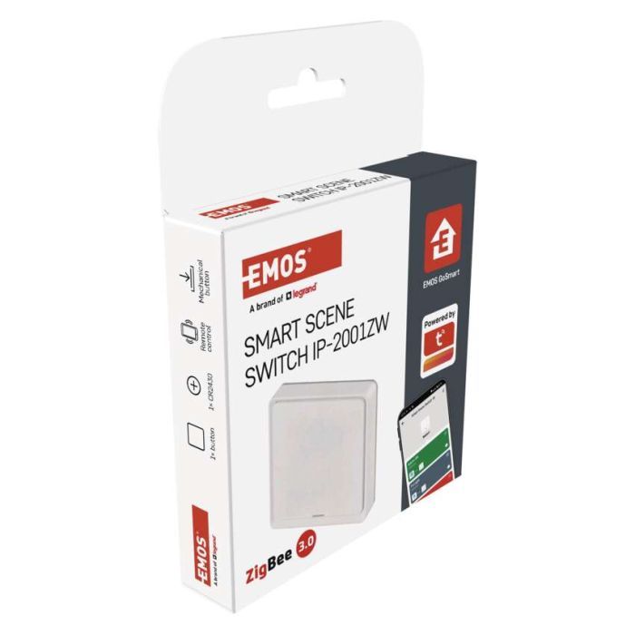 Розумний вимикач EMOS H5011 1 button ZigBee 3.0 White (H5011) зображення 12