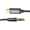 Кабель мультимедійний USB-C to 3.5mm M 1.2m black Baseus (CAM01-01)