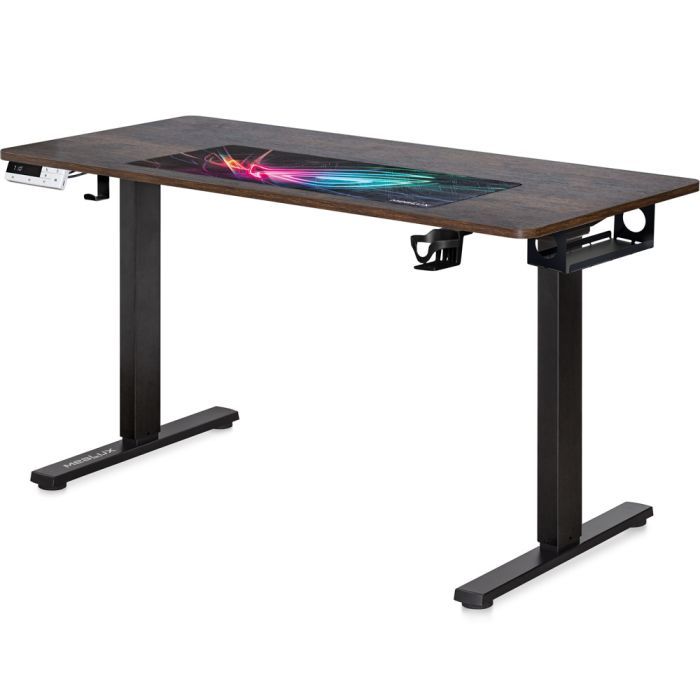 Компьютерный стол Mealux PowerDesk Duo Walnut (EVO-242 Duo Walnut /B)