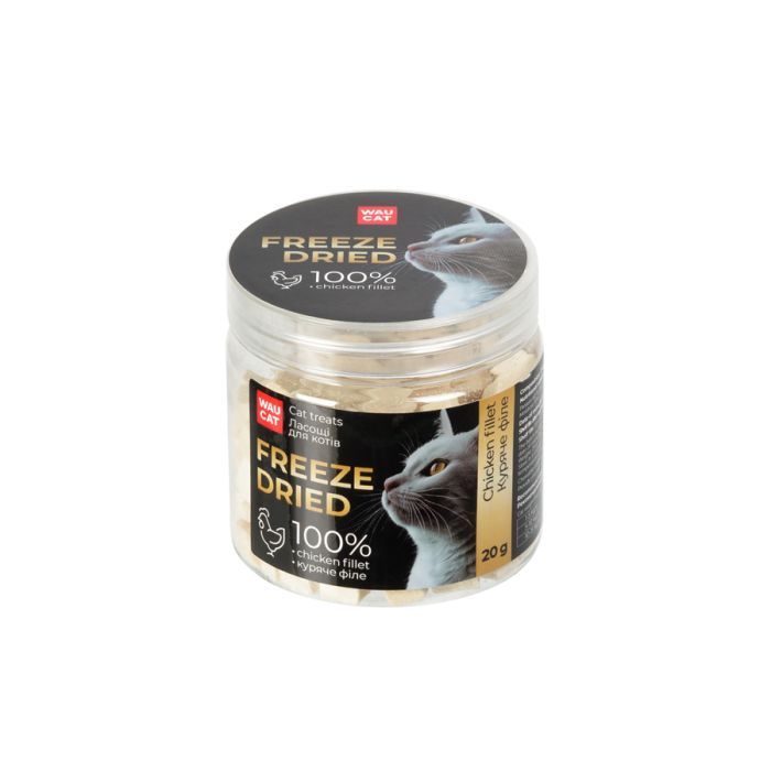 Ласощі для котів Waucat Treats Freeze dried Куряче філе 20 г (2000) зображення 2