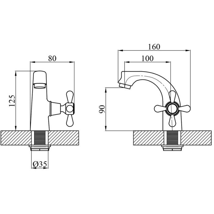 Смеситель Agua Toledo-C090 (CV012075) изображение 5