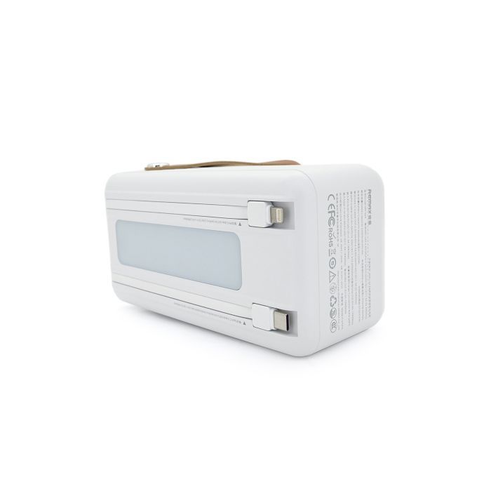 Батарея універсальна Remax 60000mAh, 22.5W, PD+QC, 2*USB+Type-C+Lightning, Black/White (RPP-565) зображення 3