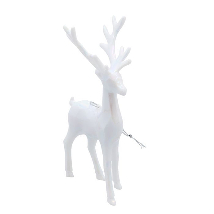 Украшение декоративное Chomik Олень, пластик, білий, 9х15 см (5900779895928) изображение 4
