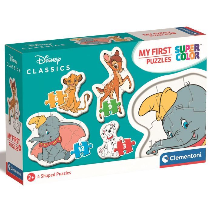 Пазл Clementoni 4 в 1 Disney Animals, серия «My First Puzzles (20806)