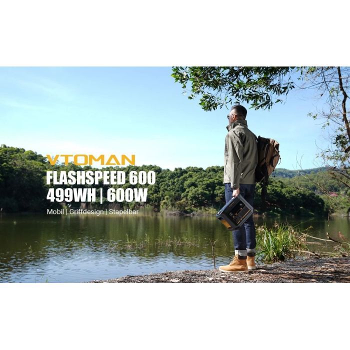 Зарядная станция Vtoman FlashSpeed 600 499Wh (FlashSpeed 600) изображение 2