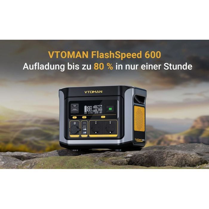 Зарядная станция Vtoman FlashSpeed 600 499Wh (FlashSpeed 600) изображение 4