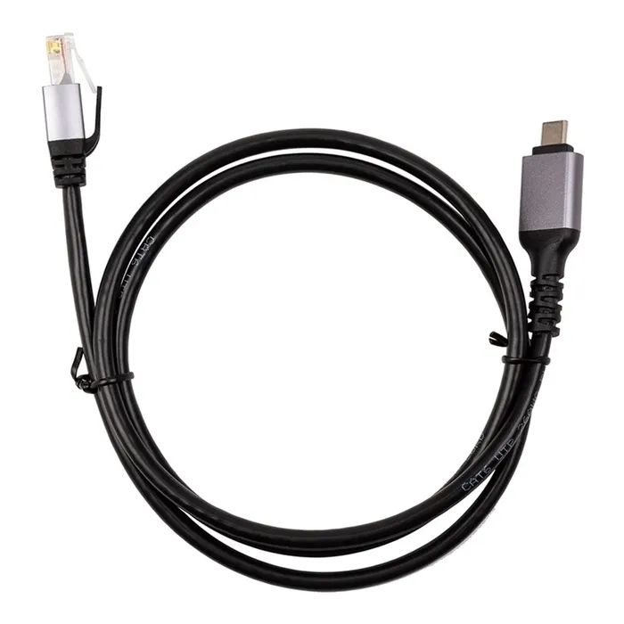 Дата кабель USB-C to RJ45 Ethernet 2.0m PowerPlant (CA914920) изображение 2