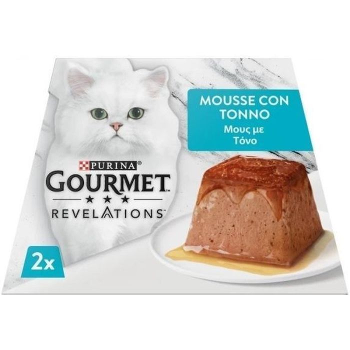 Паштет для котів Purina Gourmet Revelations мус з тунцем 2х57 г (8445291938014) зображення 2