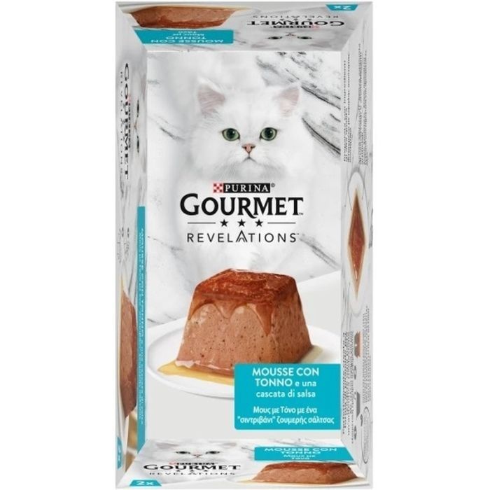 Паштет для котів Purina Gourmet Revelations мус з тунцем 2х57 г (8445291938014) зображення 3