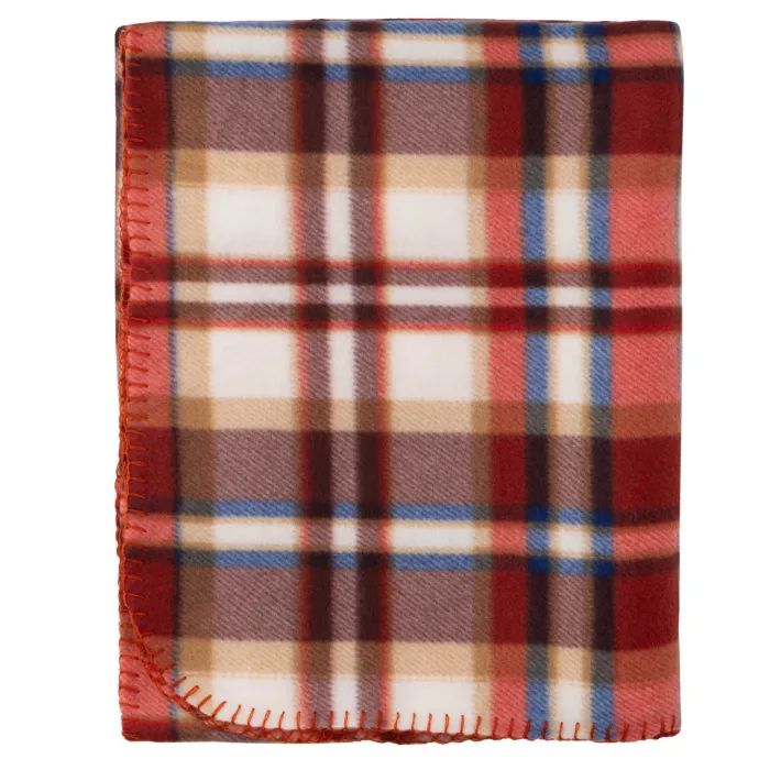 Плед Ardesto Fleece 100% полиэстер, клеточка, бело-коричневый 130х160 см (ART0720PB) изображение 3