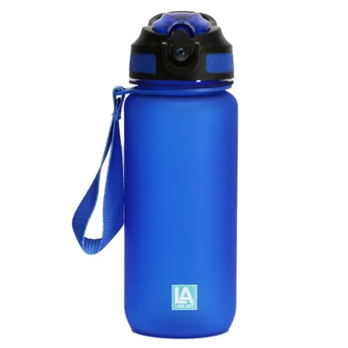 Пляшка для води Line Art Merlo 600 мл синій (60013818LA-03)