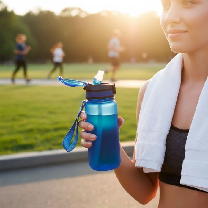 Пляшка для води Line Art Merlo 600 мл синій (60013818LA-03) зображення 6