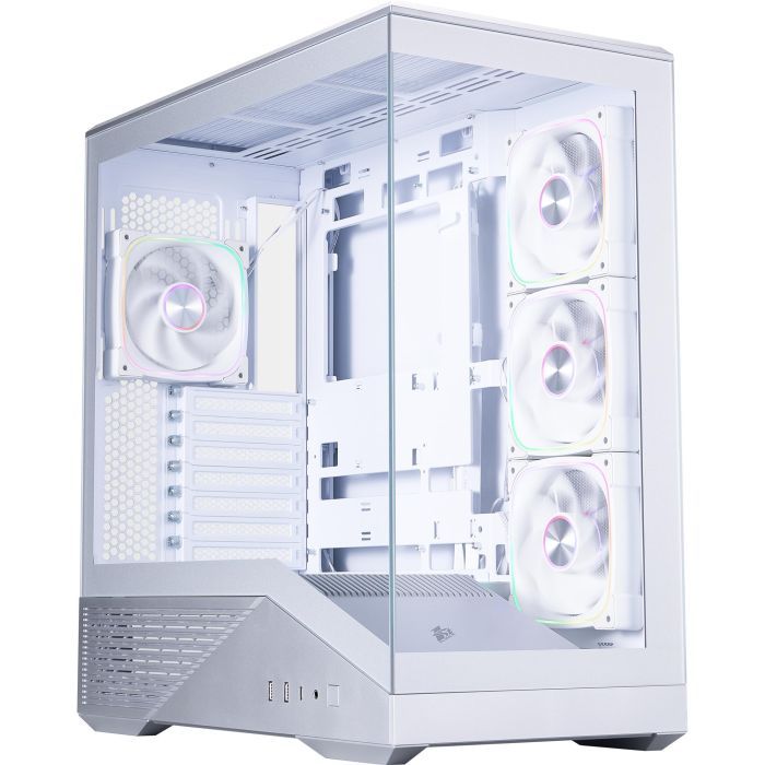 Корпус для ПК 1stPlayer GM7-SV-3FN7R-W-1FN7-W Silver (GM7-SV-3FN7R-W-1FN7-W)