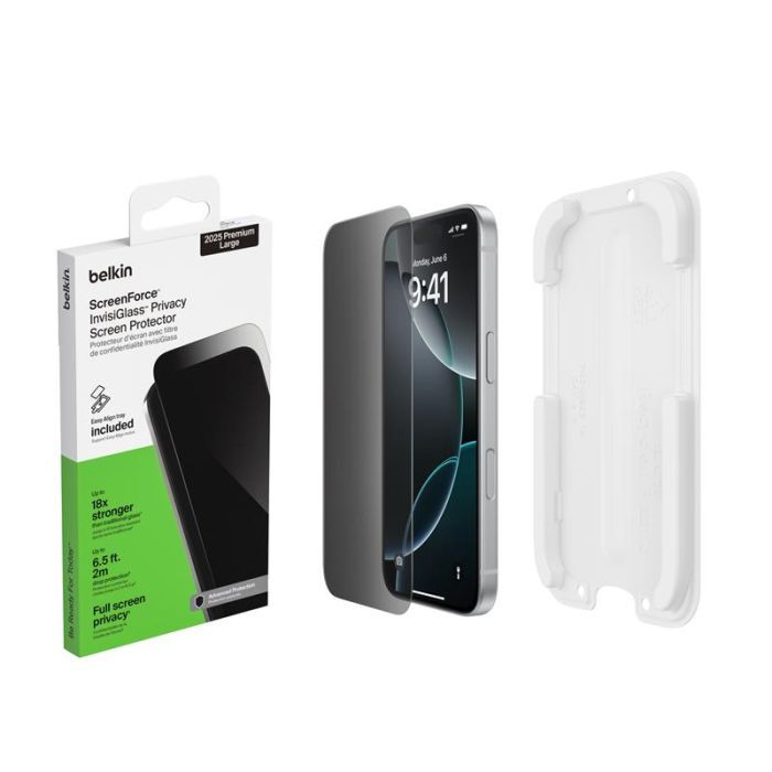 Скло захисне Belkin iPhone 17 Pro Max Privacy Screen Protector (OVA214HQ)