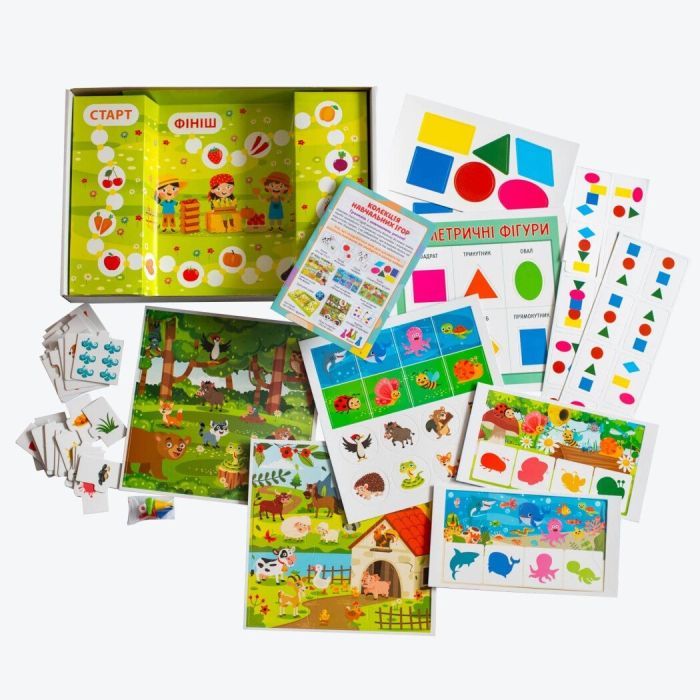 Настольная игра Ранок 10 ИГР. Коллекция обучающих игр (4823076278922) изображение 14