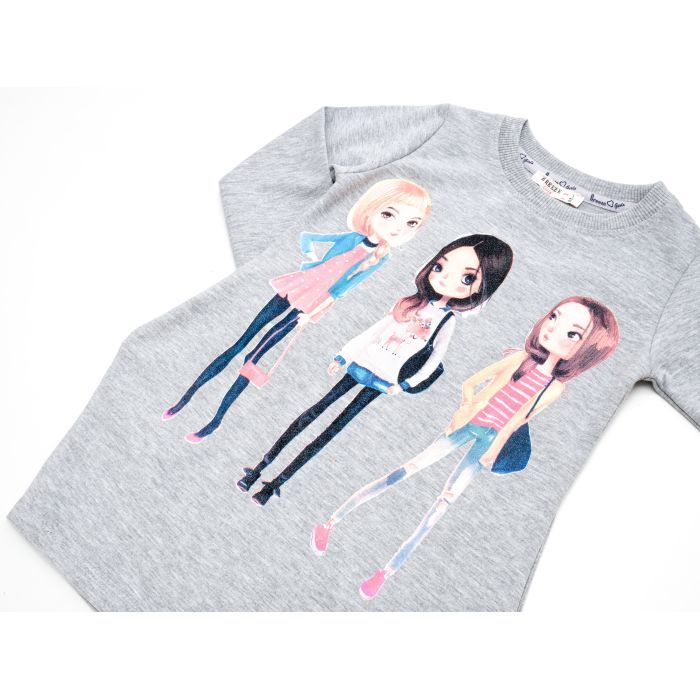 Платье детское Breeze с карманами (16593-116G-gray) изображение 2