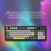 Клавиатура Ajazz AK980 V2 Maillard Switch Wireless/Bluetooth/USB UA Black/Grey/Yellow (AK980-V2-M-BGY) изображение 11