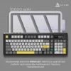 Клавиатура Ajazz AK980 V2 Maillard Switch Wireless/Bluetooth/USB UA Black/Grey/Yellow (AK980-V2-M-BGY) изображение 7