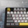 Клавиатура Ajazz AK980 V2 Maillard Switch Wireless/Bluetooth/USB UA Black/Grey/Yellow (AK980-V2-M-BGY) изображение 8