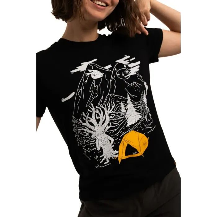 Футболка Turbat Lisovyk Wmn black - XS - чорний (012.004.5734) зображення 3