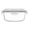 Харчовий контейнер Ardesto Gemini круглий, 0.62л, боросилікатне скло, прозорий (AR1262BRD) зображення 5