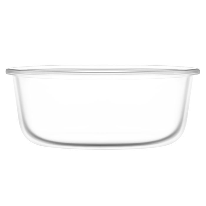Харчовий контейнер Ardesto Gemini круглий, 0.4л, боросилікатне скло, прозорий (AR1240BRD) зображення 6