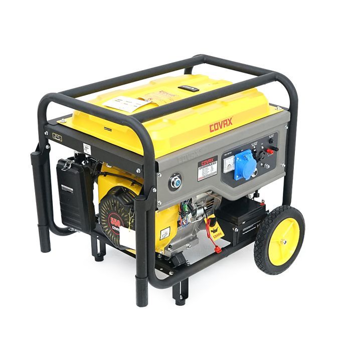 Генератор COVAX CV20500LD-E2, 9.5kW, 220V, 50Hz, DC12V, 21HP, электро стартер, 25L (CV20500LD-E2)