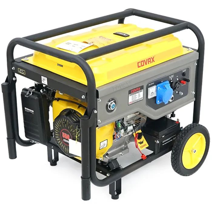 Генератор COVAX CV20500LD-E2, 9.5kW, 220V, 50Hz, DC12V, 21HP, электро стартер, 25L (CV20500LD-E2)