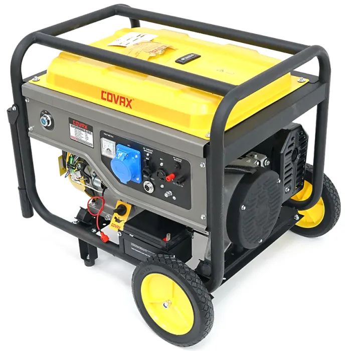 Генератор COVAX CV20500LD-E2, 9.5kW, 220V, 50Hz, DC12V, 21HP, электро стартер, 25L (CV20500LD-E2) изображение 2