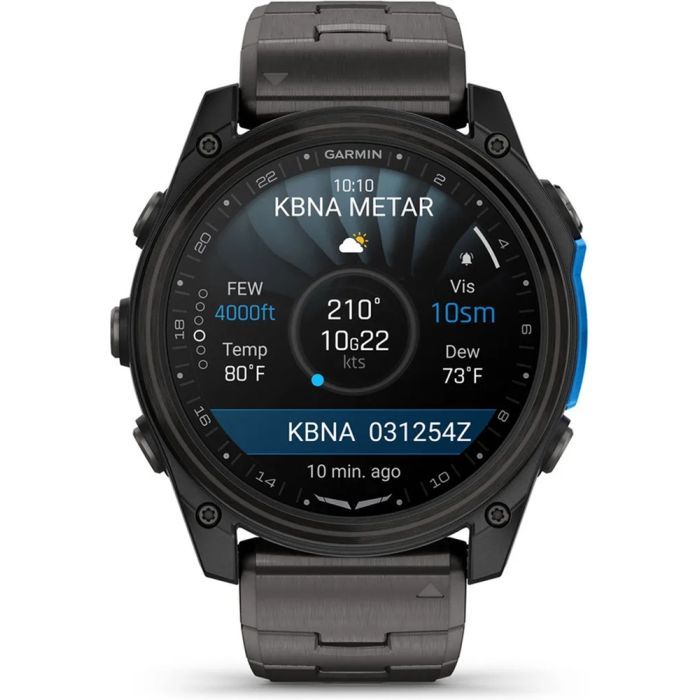 Смарт-часы Garmin D2 Mach 2, 51mm, Saph, CrbnGry Ti/Blk w/TiBd,GPS (010-02905-31) изображение 11