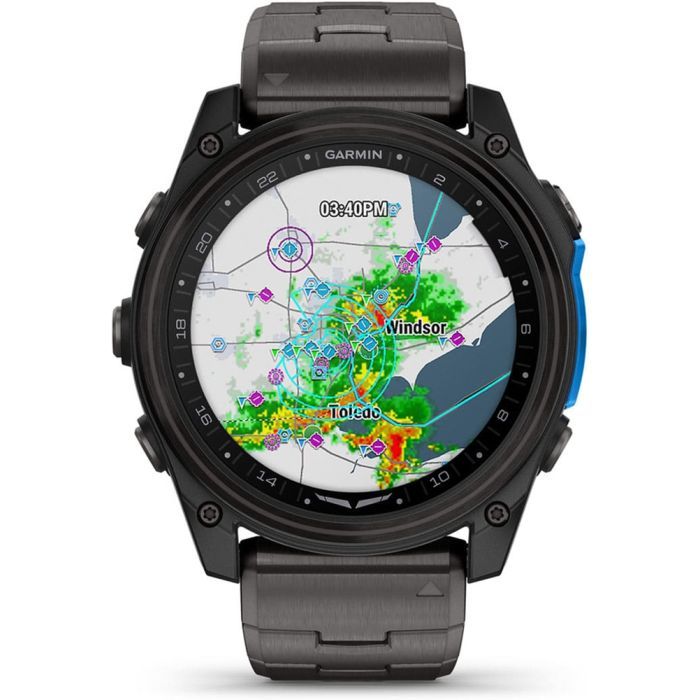 Смарт-часы Garmin D2 Mach 2, 51mm, Saph, CrbnGry Ti/Blk w/TiBd,GPS (010-02905-31) изображение 2