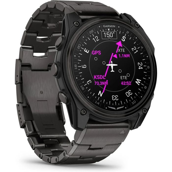 Смарт-часы Garmin D2 Mach 2, 51mm, Saph, CrbnGry Ti/Blk w/TiBd,GPS (010-02905-31) изображение 3