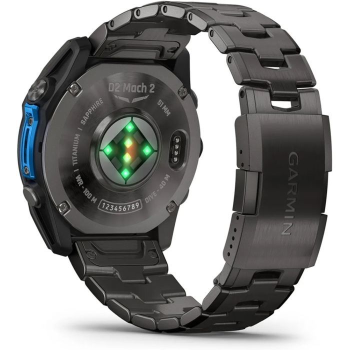 Смарт-часы Garmin D2 Mach 2, 51mm, Saph, CrbnGry Ti/Blk w/TiBd,GPS (010-02905-31) изображение 6