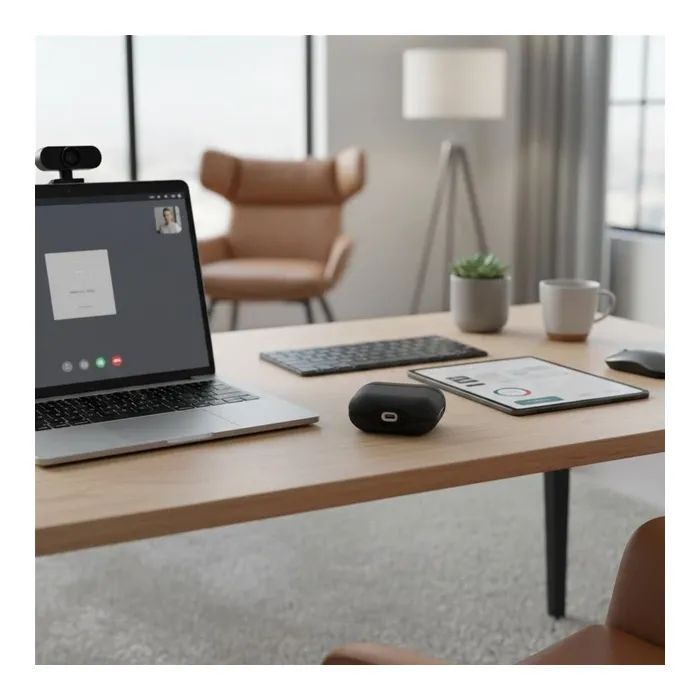 Чехол для наушников Uniq Lyden DS AirPods 4 Dallas Black (8886463691328) изображение 5