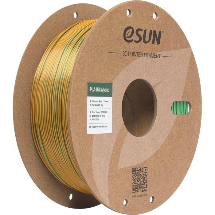 Пластик для 3D-принтера eSUN ePLA-Silk Mystic 1.75мм 1kg CopperPurpleGreen (EPLA-SILKMYSTIC-P175CPG1)