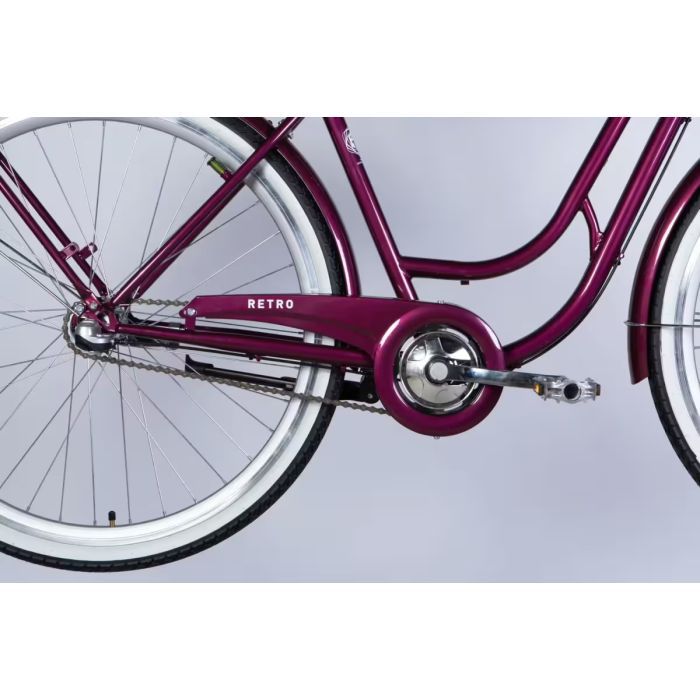 Велосипед Dorozhnik 28" RETRO PH рама-19" ST 2026 малиновий (OPS-D-28-552) зображення 5